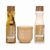 Milagros Kit Herbal Shampoo, Acondicionador y Mascarilla