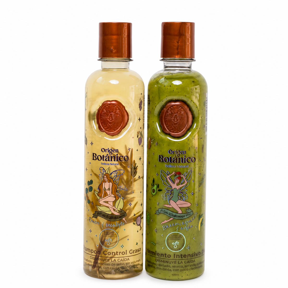 Origen Botánico Shampoo Romero y Tratamiento Plex