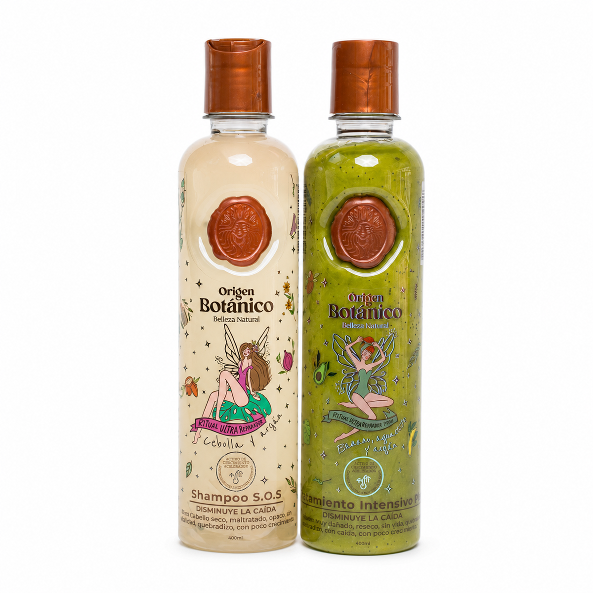 Origen Botánico Shampoo Cebolla y Tratamiento Plex