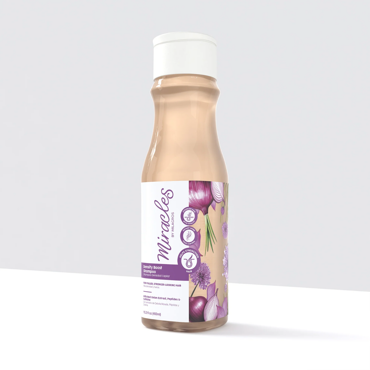 Milagros Shampoo Cebolla 450ml - Red onion Shampoo With Peptides by Miracles — imagen 2