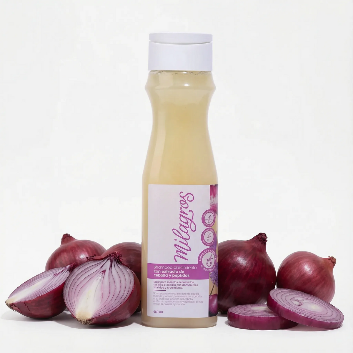Milagros Kit Red Onion Shampoo & Acondicionador 450ml -Hair Care Duo by Miracles — imagen 2