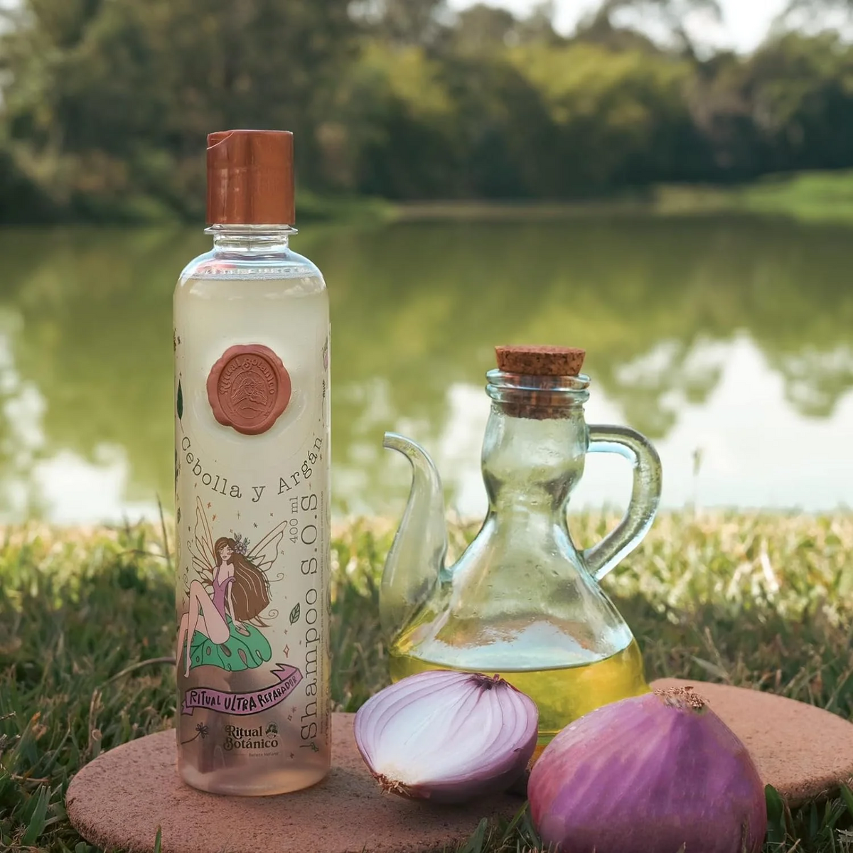 Origen Botánico Shampoo S.O.S Cebolla & Argan 400ml | Hair Growth & Repair — imagen 3