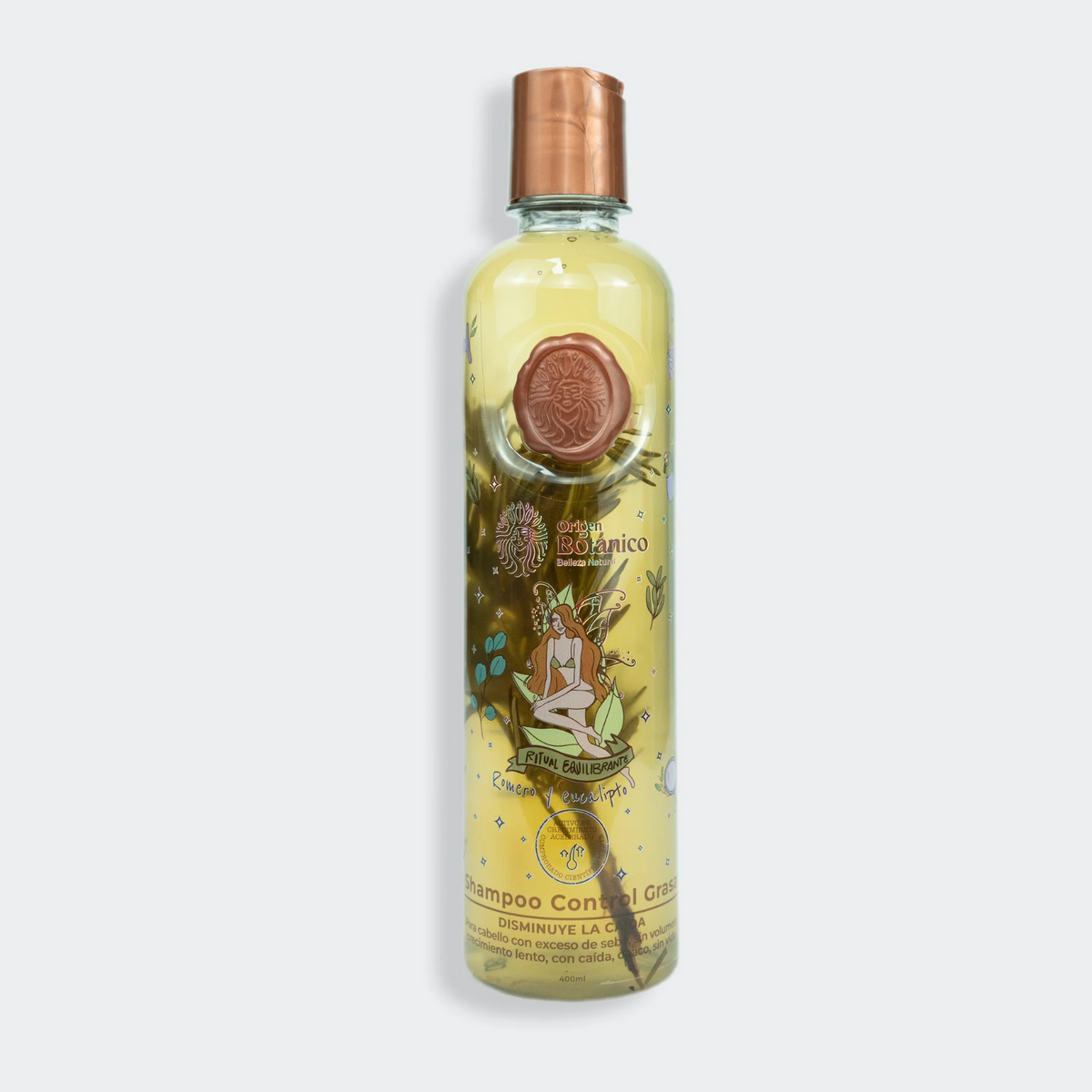 Origen Botanico Shampoo Romero & Eucalipto 400ml - Rosemary & Eucalyptus