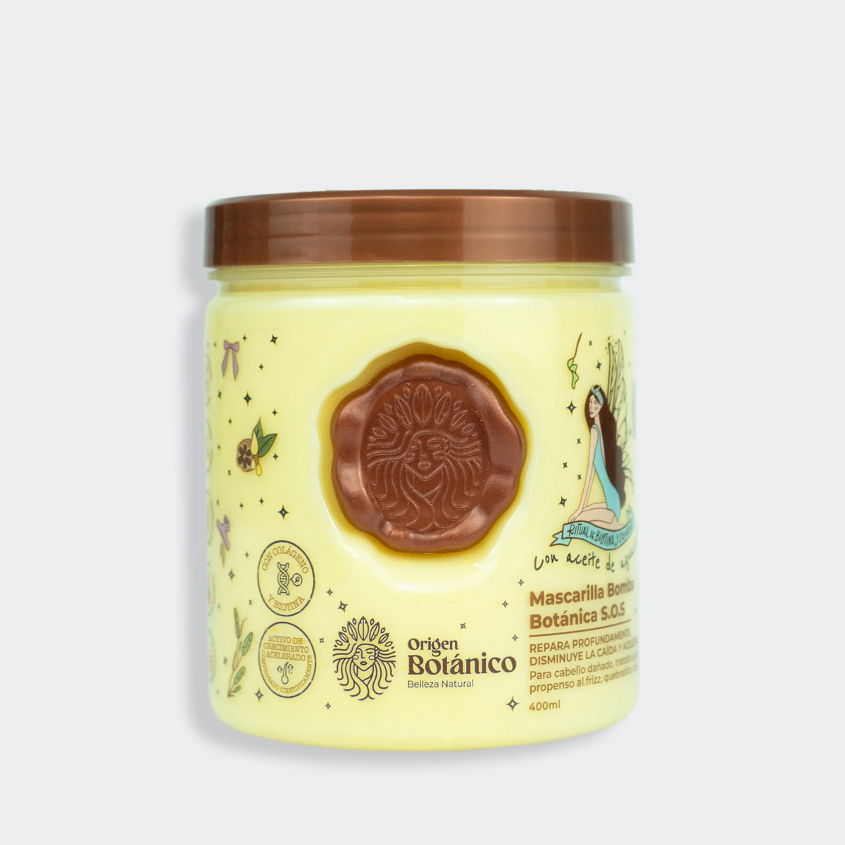 Origen Botánico Shampoo Aji, Tratamiento Plex & Mascarilla SOS | 3-Piece Set — imagen 2