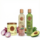 Origen Botánico Shampoo Cebolla, Tratamiento Plex & Mascarilla SOS | 3-Piece Set